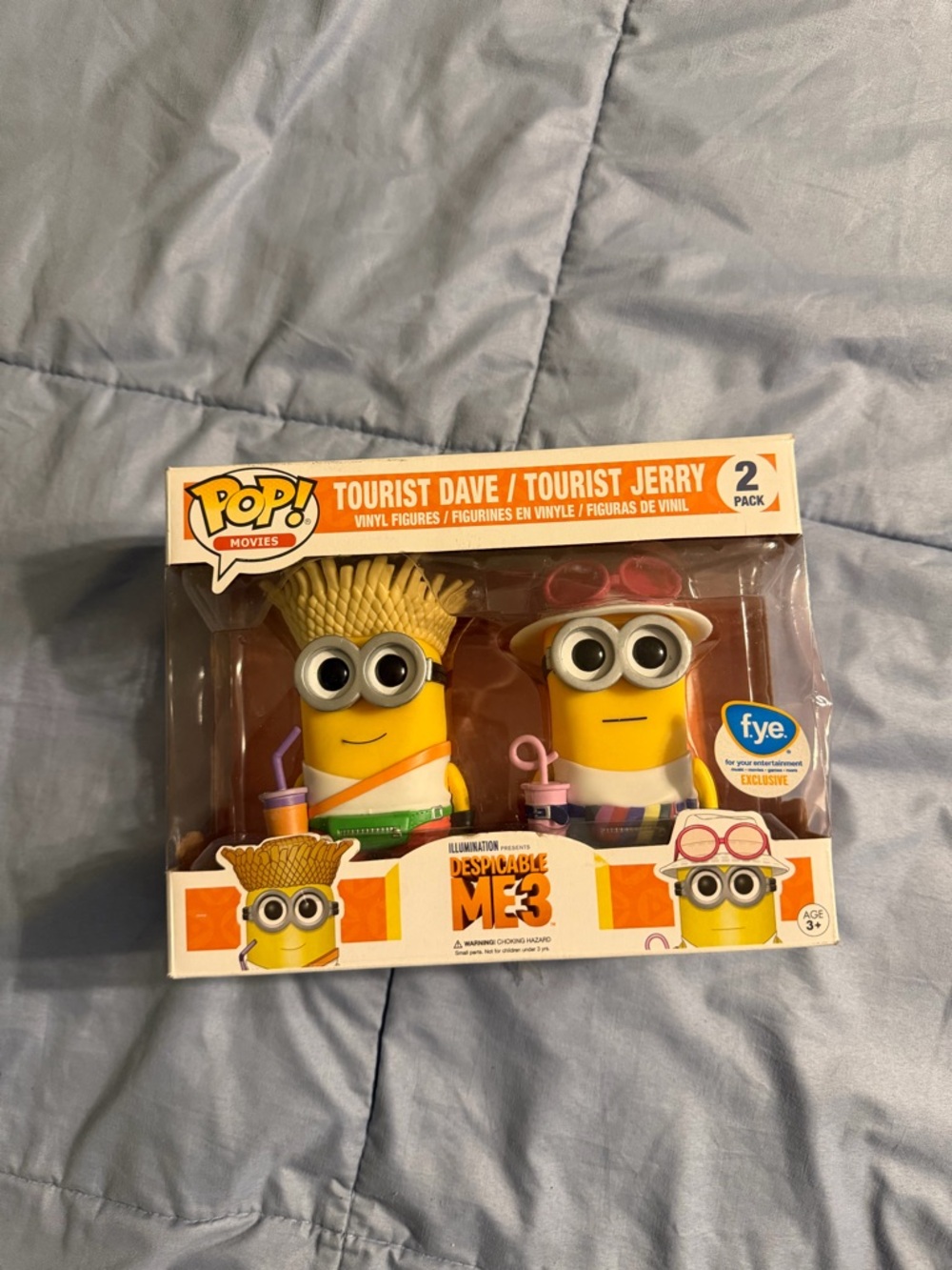 Funko Pop despicable me 3 tourist Dave tourist Jerry
